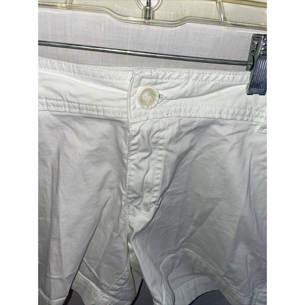 Falls Creek Sport Shorts Women's Size 6 White Zip Fly Pockets Belt Loops - Picture 3 of 12